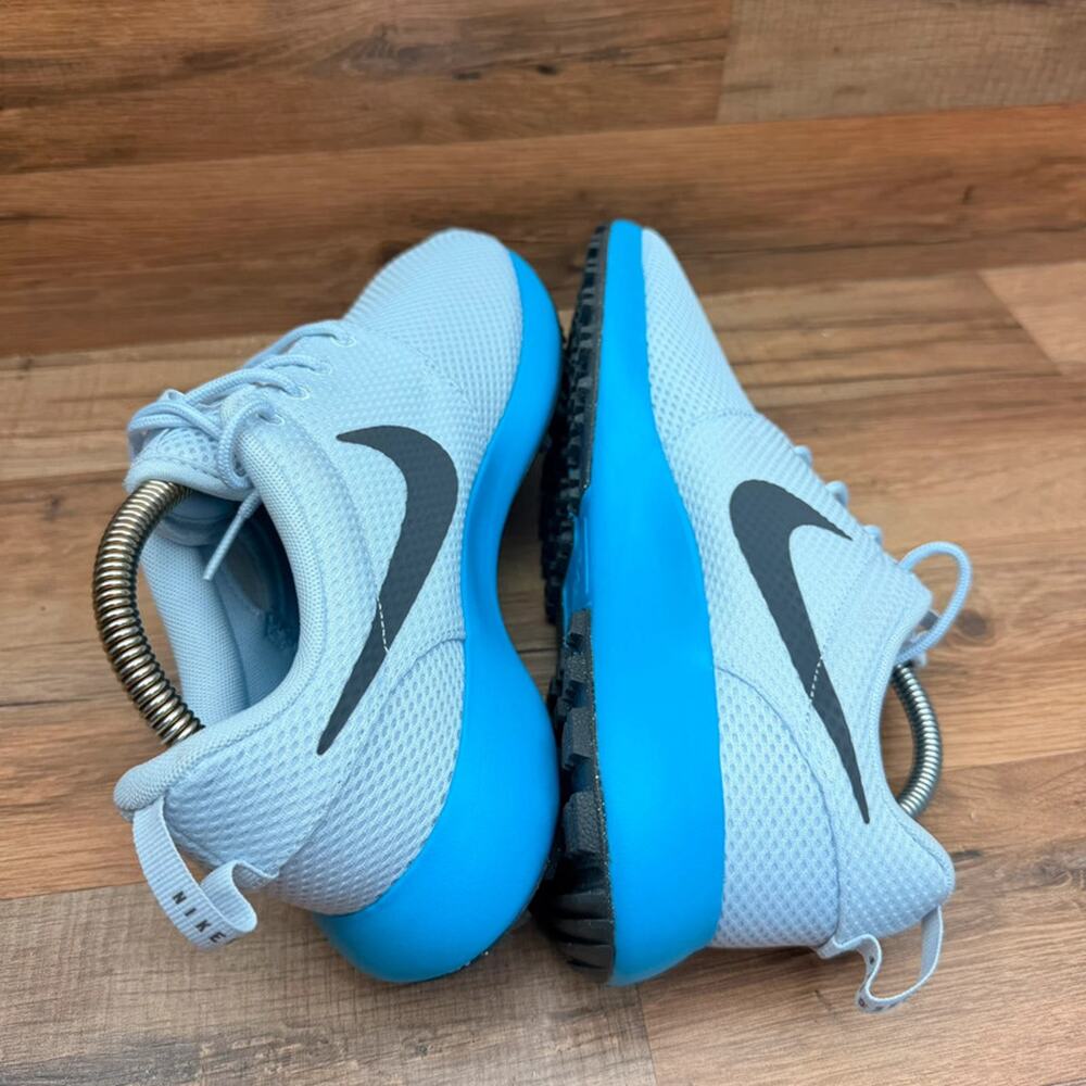 Nike Roshe 2 G Spikeless Golf Men's Size 7.5 Blue Lightning Gray Lace Up Shoes - Picture 4 of 7